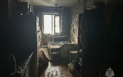 Из-за пожара в общежитии на Тараса Шевченко в Абакане эвакуировали людей