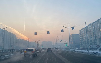 Режим «чёрного неба» вводят в Абакане и Черногорске из-за мороза и безветрия