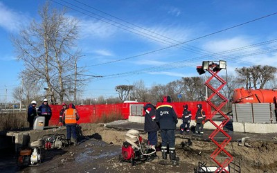 Ремонт на сети по Дружбы Народов в Абакане завершили. Приступили к заполнению системы