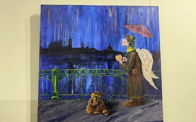 Ангелов нарисовали 366 художников из разных стран: в Минусинске открыли выставку
