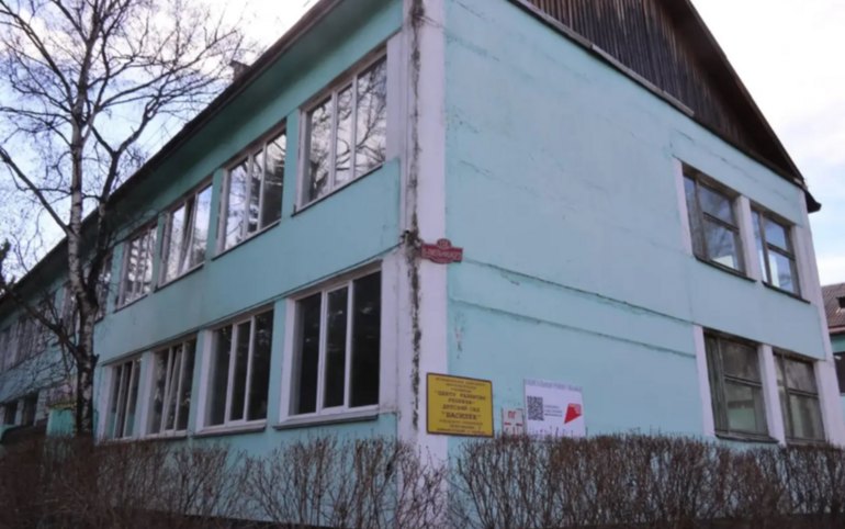 Фасад абаканского детского сада «Василек» будет в желтом и зеленом тонах