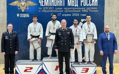 Михаил Мамаев из Хакасии взял бронзу чемпионата МВД России по дзюдо