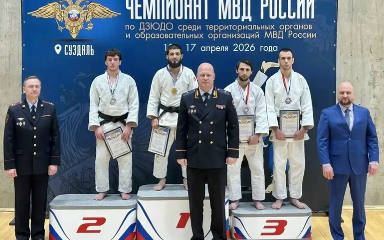Михаил Мамаев из Хакасии взял бронзу чемпионата МВД России по дзюдо
