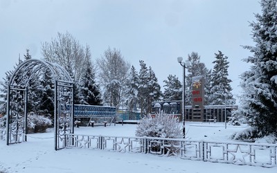 По-зимнему снежный понедельник в Копьево