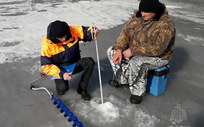 Лед в Хакасии разрушается. Он напитался водой и утратил монолитность 