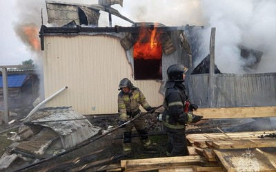 7 пожаров за выходные в Хакасии