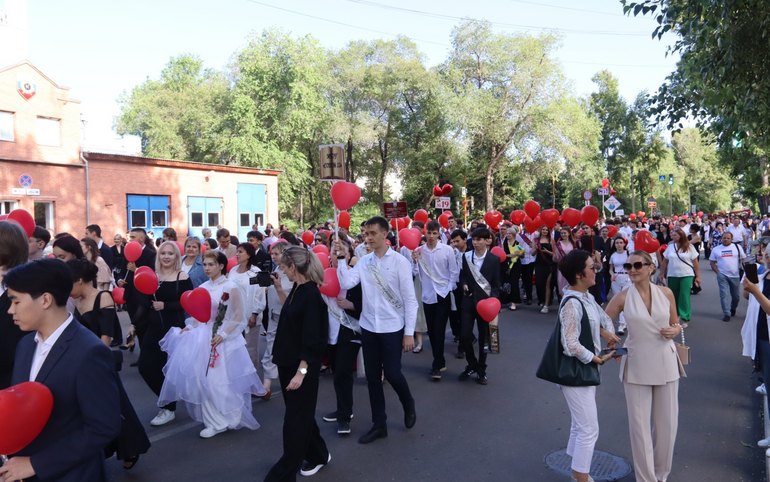 Из-за выпускных в Абакане установят пешеходные зоны