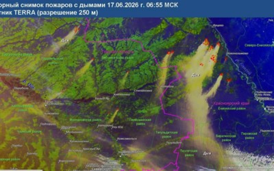 Хакасию заволокло дымом 