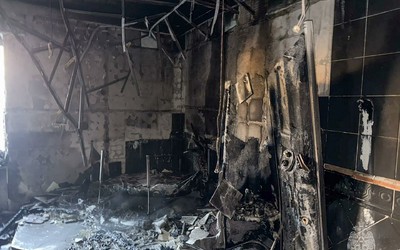 Сауна в квартире горела в Абакане