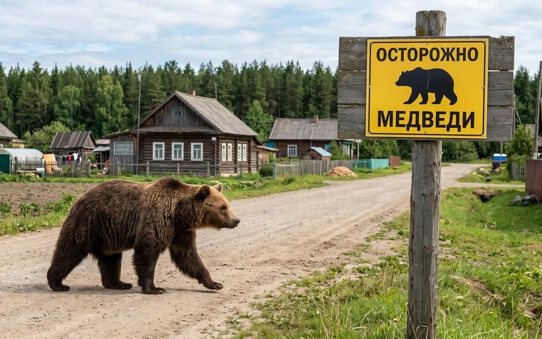 Медведей все чаще видят вблизи населенных пунктов в Таштыпском районе
