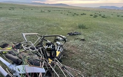 Паралет разбился в Усть-Абаканском районе. Пилот погиб