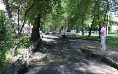 На Пушкина, 54 в Абакане установят ливнёвку