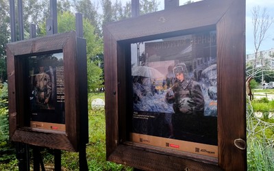 Уличную экспозицию обновили у главного музея Хакасии