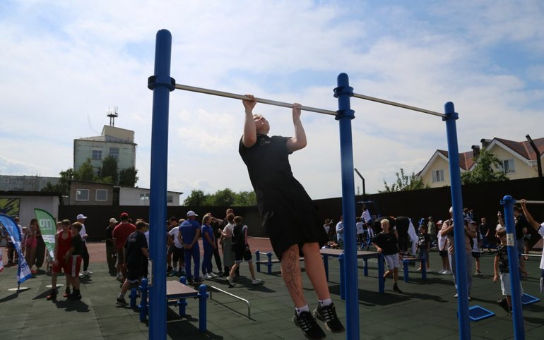 Новую площадку ГТО открыли в Черногорске