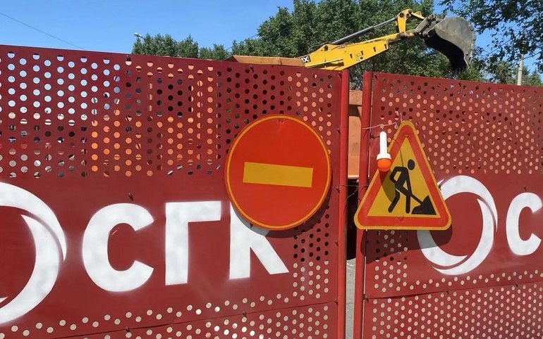Движение в районе домов по Чкалова, 19-21 полностью перекроют с 09:00 3 июля