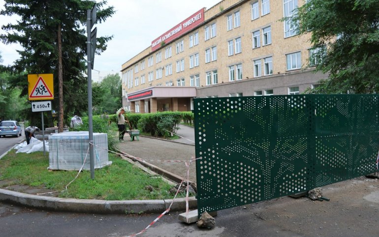 Ремонт на проспекте Ленина в границах Маркса-Щетинкина нужно завершить до конца сентября