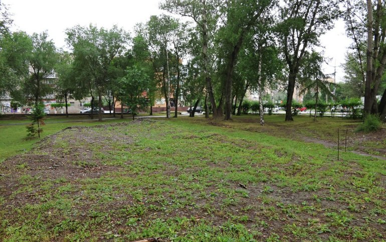 Новую детскую площадку обустроят в абаканском Парке Победы в этом году