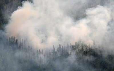 В Хакасии снова дымно. Все из-за лесных пожаров в Красноярском крае и Томской области