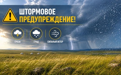 Штормовое предупреждение по Хакасии на выходные
