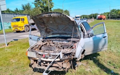В ДТП на Калининском кольце попал пьяный водитель