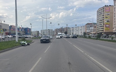 Мотоциклист сломал позвоночник в ДТП в Абакане