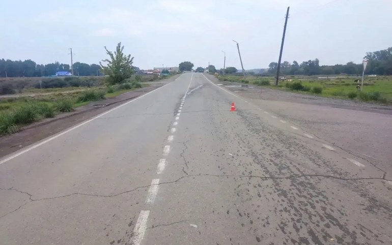 Выехала на встречку: в Аскизе мужчину госпитализировали с тяжелыми травмами