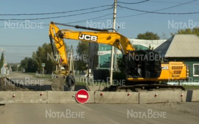 Перекресток Фрунзе – Шевченко в Абакане закрыли на день раньше