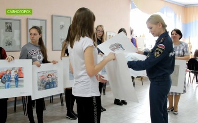 Саяногорские пожарные решили приобщаться к искусству