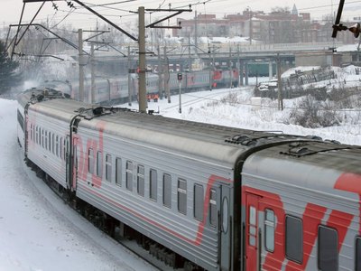 В Хакасии поезд въехал в стадо коров и сошёл с рельсов