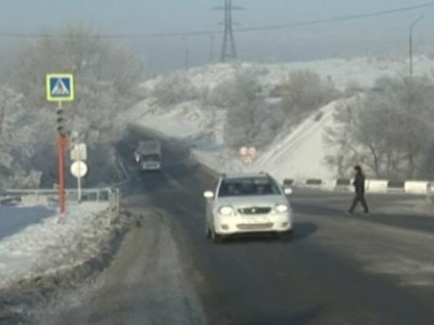 Светофор появился на опасном участке Мостоотряда Абакана