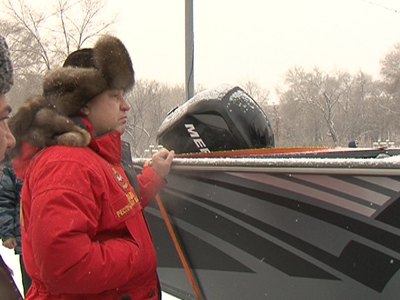 Охотники на браконьеров Хакасии продемонстрировали свою технику