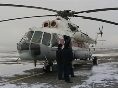 В аэропорту Абакана теперь есть спасательный вертолёт