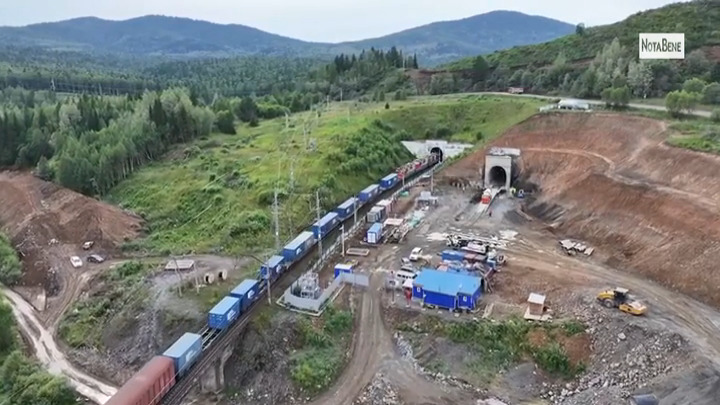 Новый тоннель по железной дороге Абакан-Тайшет готов на 75%