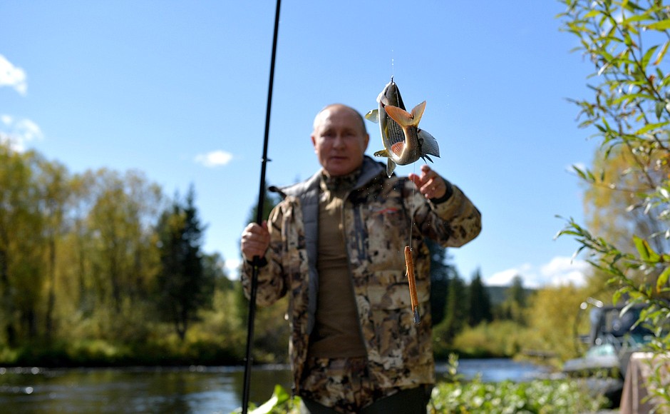 Фото: Путин снова приехал на отдых в Сибирь
