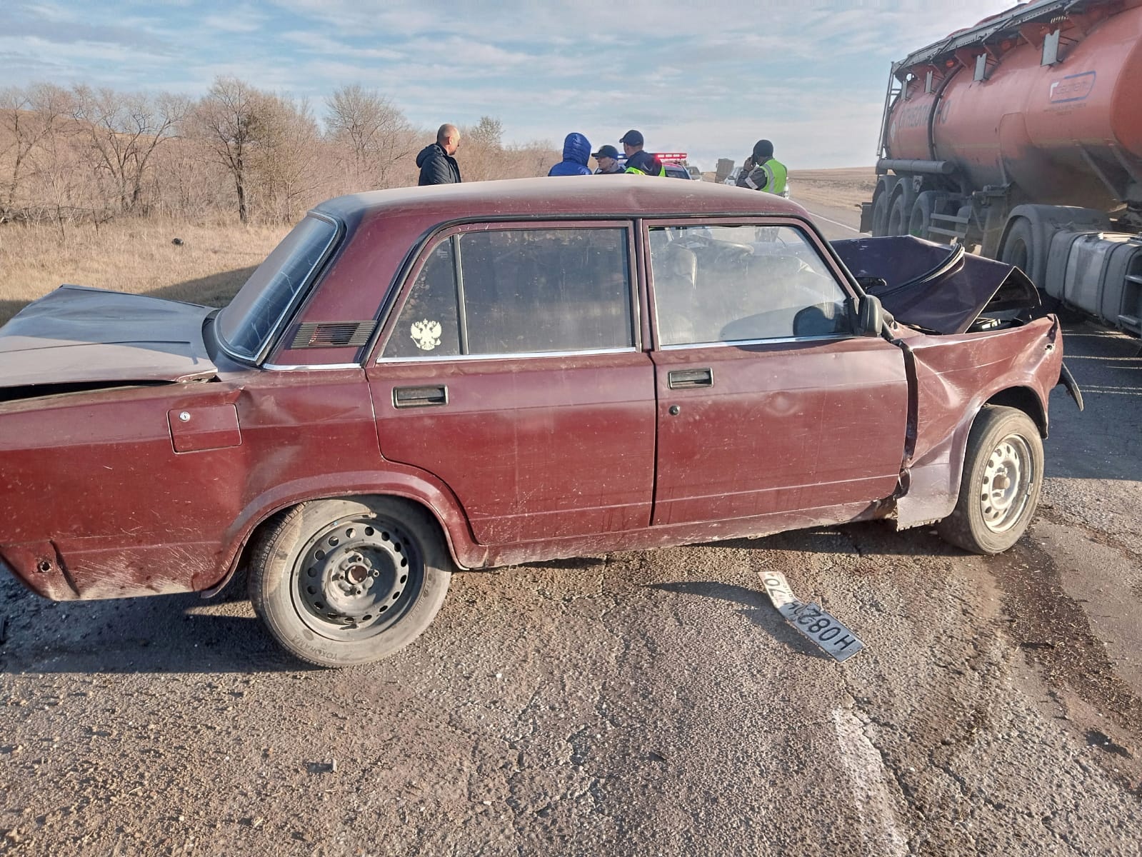 Пошел на обгон: в Хакасии произошло тройное ДТП | Медиагруппа 