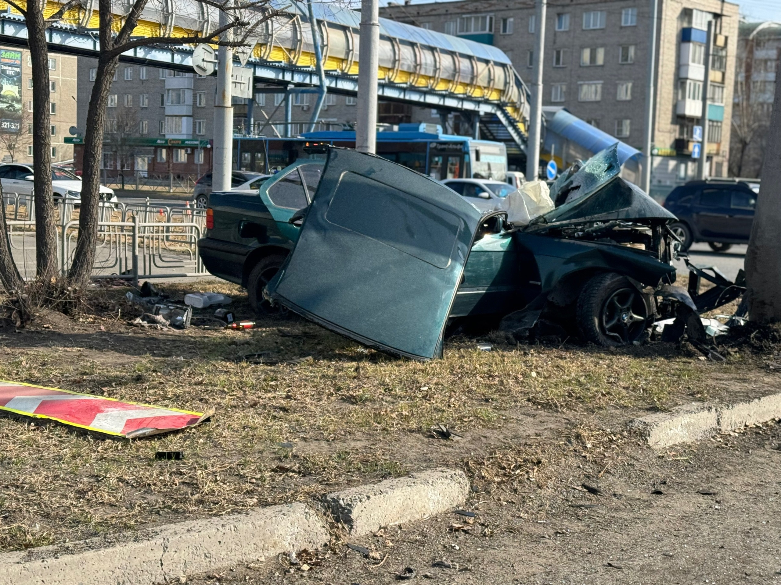 ДТП на кольце Пушкина-Некрасова в Абакане: водитель в реанимации |  Медиагруппа 