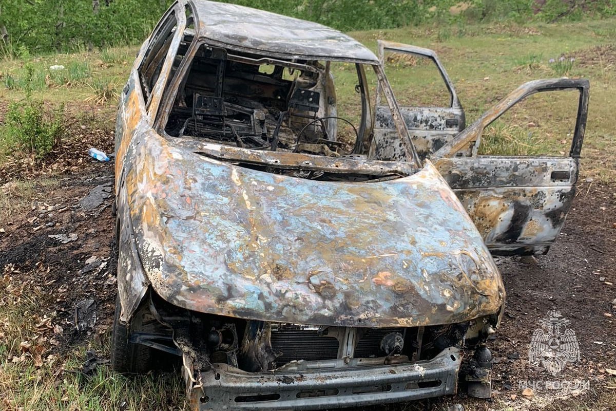 ВАЗ сгорел в Усть-Абаканском районе | Медиагруппа 