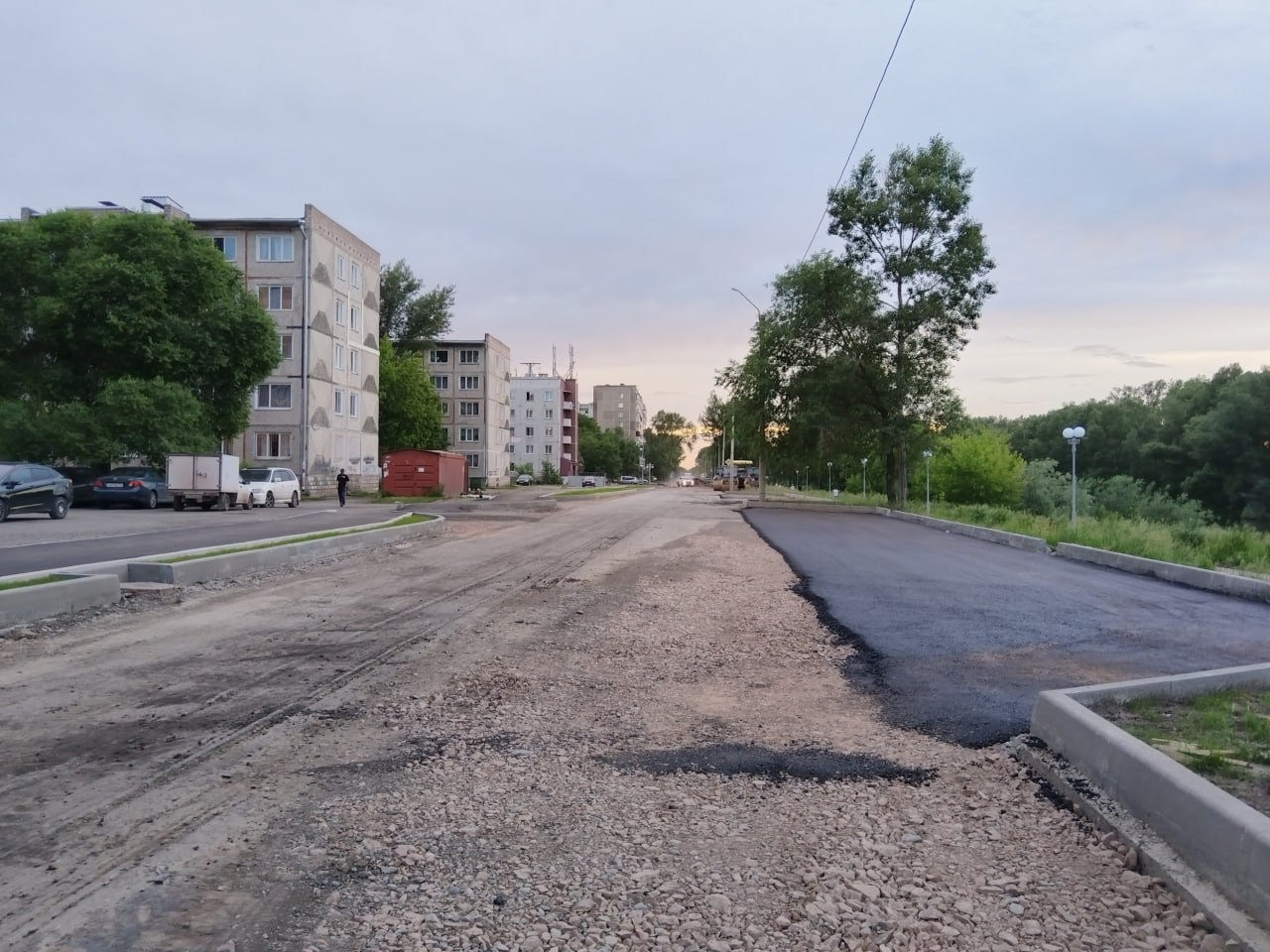 Нижний слой на участке проезда Северный уложат до конца недели и его  откроют | Медиагруппа 