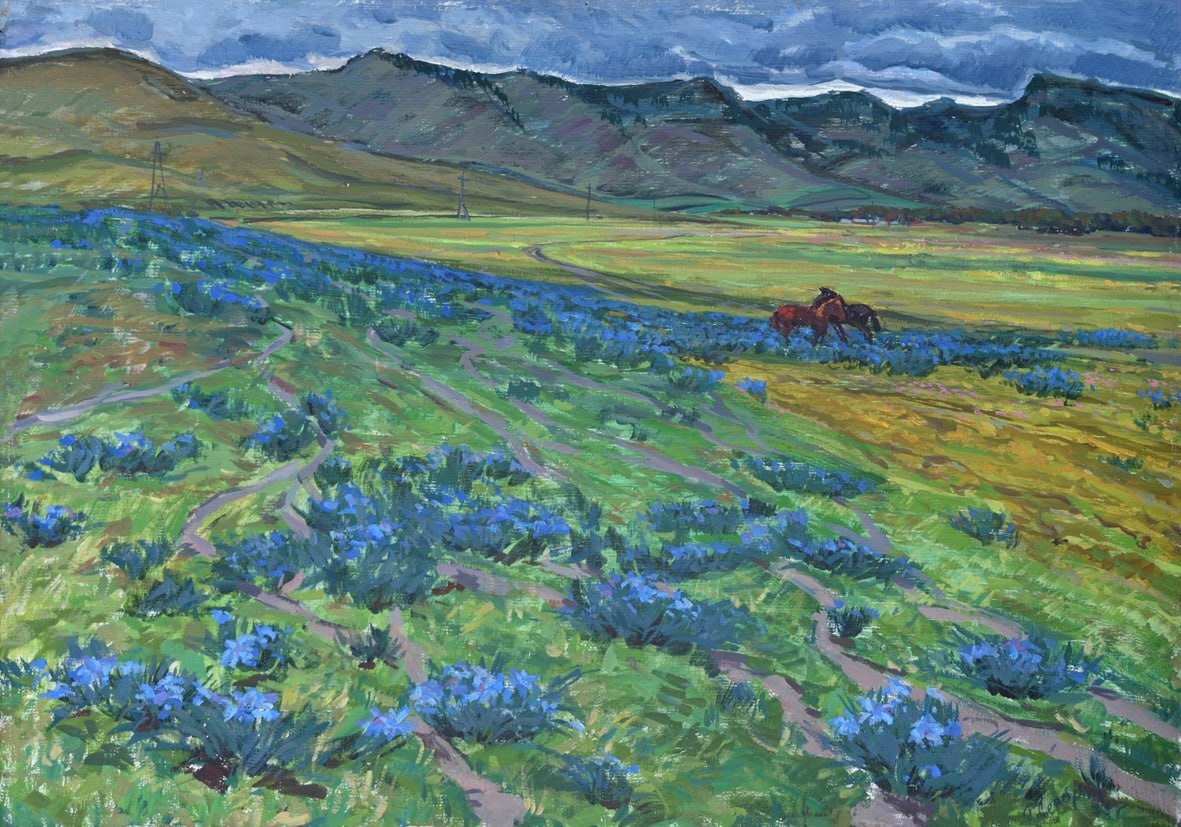 Окультуриваемся на выставке живописи в Детской художественной школе им. Каратанова